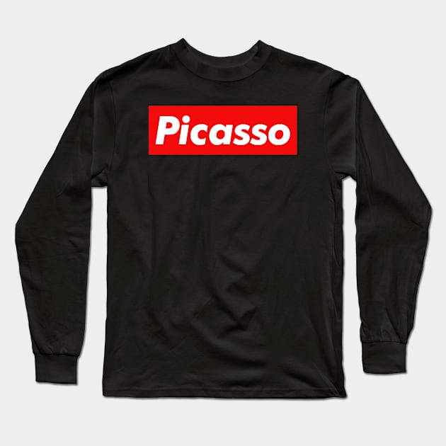Picasso Long Sleeve T-Shirt by monkeyflip